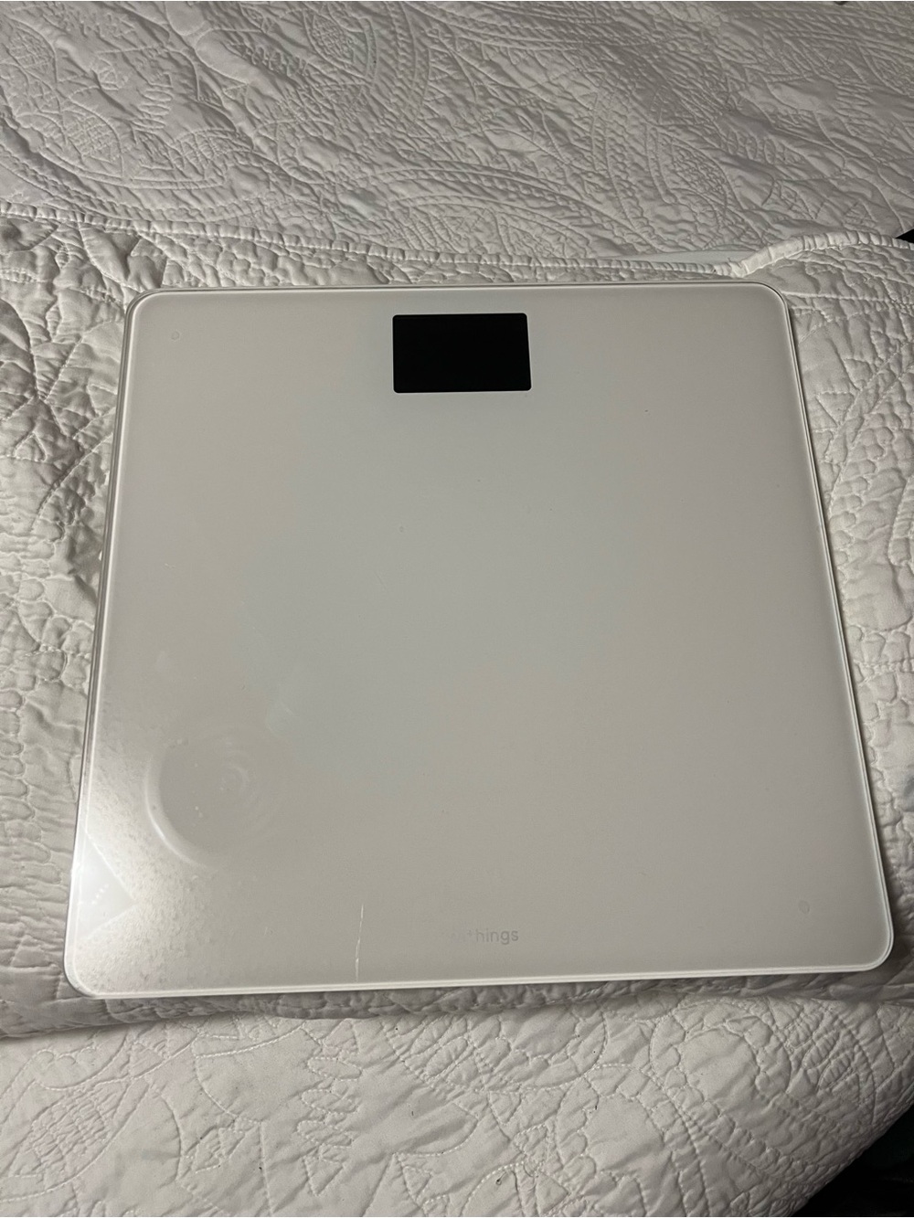 Withings White Smart Body Scale with Digital Display